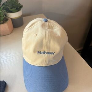 Madhappy Cream and Blue Hat